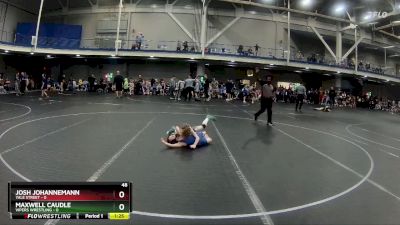 48 lbs Round 1 (4 Team) - Maxwell Caudle, Vipers Wrestling vs Josh Johannemann, Yale Street