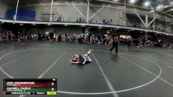 48 lbs Round 1 (4 Team) - Maxwell Caudle, Vipers Wrestling vs Josh Johannemann, Yale Street