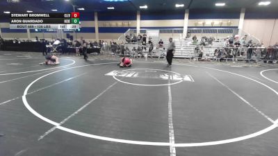 126 lbs Consi Of 16 #2 - Stewart Bromwell, Cleveland HS vs Aron Guardado, Rebel WC