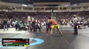 5A 285 lbs Cons. Round 3 - Tyler Finley, West Mesa vs Izaiah Gonzalez, Centennial