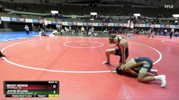 175 lbs Quarters & Wb (16 Team) - Brady Greene, Grassfield vs Justin Ryland, Delaware Military Academy