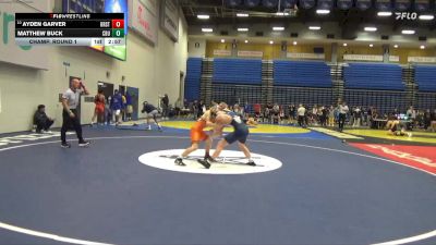 149 lbs Champ. Round 1 - Matthew Buck, California Baptist vs Ayden Garver, Oregon State