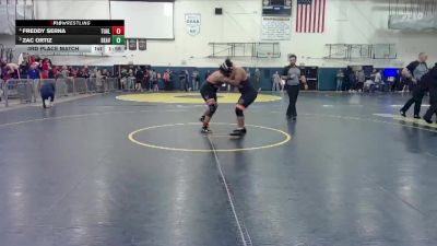 215 lbs 3rd Place Match - Freddy Serna, Tualatin vs Zac Ortiz, Beaverton