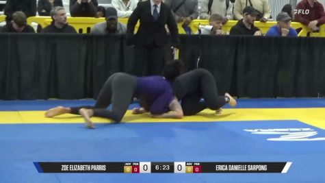 Erica Danielle Sarpong vs Zoe Elizabeth Parris 2026 Pan IBJJF Jiu-Jitsu No-Gi Championship