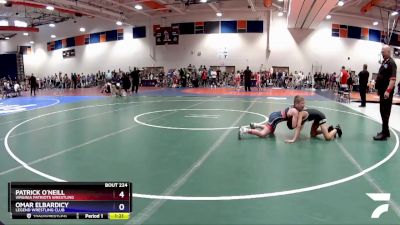 67 lbs Cons. Round 2 - Patrick O`Neill, Virginia Patriots Wrestling vs Omar ElBardicy, Legend Wrestling Club