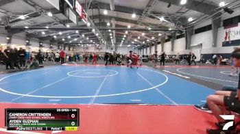 144 lbs Semifinal - Cameron Crittenden, Caney Creek High School Wrestling vs Ayden Guzman, Rockwall-Heath High School Wrestling