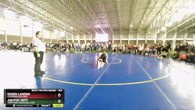 160 lbs Cons. Round 2 - Ashton Witt, Northside Wrestling Club vs Kasen Landini, Colorado Outlaws