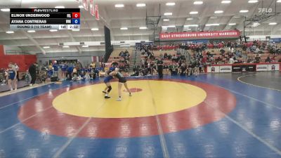 110 lbs Round 5 (12 Team) - Elinor Underwood, Felician vs Ayana Contreras, Western New England