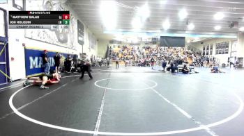 138 lbs Champ. Round 2 - Matthew Salas, Los Alamitos vs Jon Holquin, La Mirada