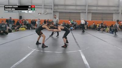 100 lbs Round 2 (4 Team) - Parker Biel, Neighborhood Wrestling vs Stephen Cheek, Brecksville