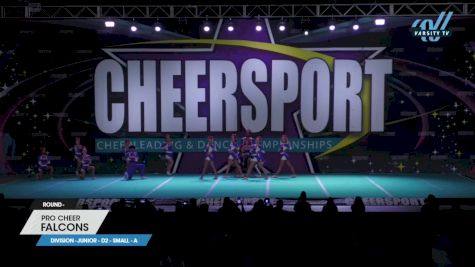 Pro Cheer - Falcons [2023 L4 Junior - D2 - Small - A] 2023 CHEERSPORT National All Star Cheerleading Championship