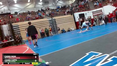 150 lbs Cons. Round 1 - Cohen Capps, Lapel High School vs Caden Moss, Delta Wrestling Club Inc