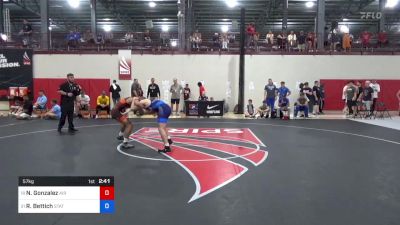 57 kg Consi Of 16 #1 - Nicholas Gonzalez, Air Force Regional Training Center vs Riley Bettich, Statesmen Wrestling Club