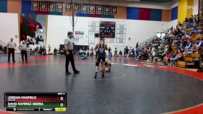 126 lbs Cons. Semi - David Ramirez Sierra, McNary vs Jordan Maxfield, Dallas