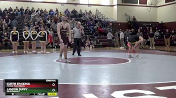 195 lbs Semifinal - Curtis Erickson, Vinton-Shellsburg vs Landon Duffy, Independence