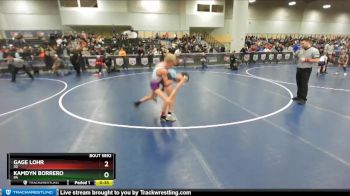 97 lbs Cons. Semi - Gage Lohr, SD vs Kamdyn Borrero, PA