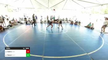120 lbs Consi Of 8 #1 - Jayden Seson, Golden Backs vs Jason Saenz, Cataline Wildcats