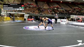 Cadet Boys Lower - 120 lbs Champ. Round 2 - Vinh Ta vs Julian Martinez, Bullard High School Wrestling