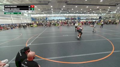 120 lbs Champ. Round 2 - Jacob Rhodes, Wrestling University vs Daniel Jacobucci, Westshore