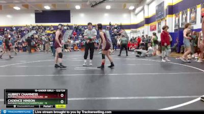 122/129 Round 2 - Cadence Hinson, BufordStingersYouthWrestling vs Aubrey Chamness, BufordStingersYouthWrestling