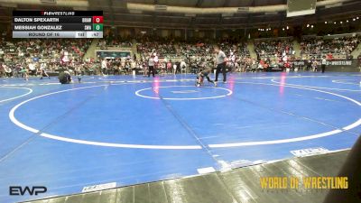55 lbs Round Of 16 - Dalton Spexarth, Brawlers Wrestling Club KS vs Messiah Gonzalez, Shelton Wrestling Academy