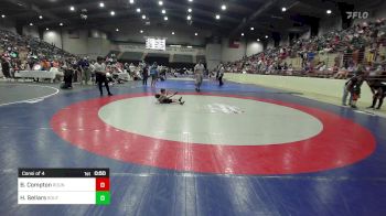 46 lbs Consi Of 4 - Brody Compton, Roundtree Wrestling Academy vs Hudson Sellars, South Georgia Takedown Club