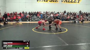 13 lbs Round 3 - Ryan Mathis, Waukon vs Cody Meyer, South Winneshiek