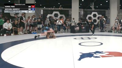 67 kg Champ. Rd Of 64 - Adriel Pina, KWC vs Mitchell Murphy, Dubuque Wrestling Club