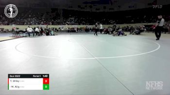 3A-175 lbs Champ. Round 1 - Mason Alig, KINGFISHER vs Tristan Wiley, VIAN