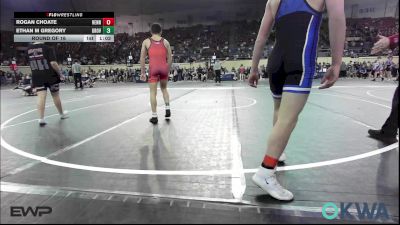 119 lbs Round Of 16 - Rogan Choate, Hennessey Takedown Club vs Ethan M Gregory, Grove Takedown Club