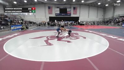 138 lbs Round 3 (3 Team) - Cameron Meadows, Miller Place High Sch vs Jayden Duncanson, Tioga Sr HS