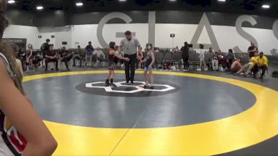 60 lbs Round 5 (6 Team) - Lillian Lakhlani, Junior Terps Xtreme vs Sam Levine, Steel Valley Renegades Wrestling Club