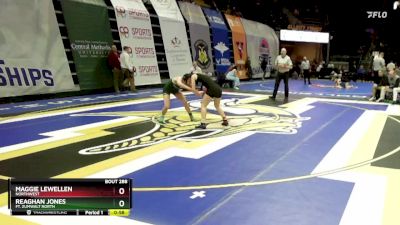 105 Class 2 lbs Cons. Round 1 - Reaghan Jones, Ft. Zumwalt North vs Maggie Lewellen, Northwest