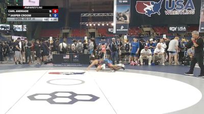 132 lbs Cons. Rd Of 32 - Carl Andrade, Virginia vs Jasper Croom, Florida