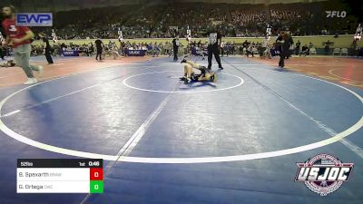 52 lbs Round Of 16 - Ben Spexarth, Brawlers vs Gabriel Ortega, CacheWrestlingClub