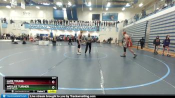 220 lbs Cons. Round 4 - Weslee Turner, Star Valley vs Jack Young, Owyhee