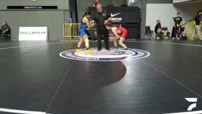 Quarters - Evelyn Lopez vs Emma Reyna, Downey High School Wrestling