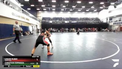 125 lbs Cons. Round 2 - Christian Espinoza, Cerritos vs Logan Rubio, Santa Ana