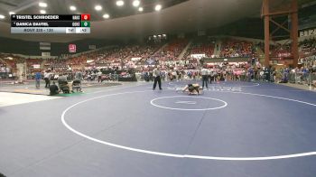 130 lbs Cons. Round 3 - Danica Dautel, Goodland HS vs Tristel Schroeder, Haven HS
