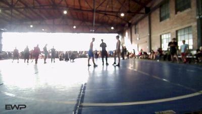 170 lbs Quarterfinal - Camdyn Miller, Henryetta Knights Wrestling Club vs Jaydan Gates, Raw Wrestling Club