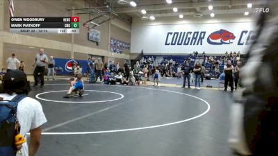 73-74 lbs Round 3 - Owen Woodbury, No Limits Wrestling Club vs Mark Piatkoff, Canby Mat Club