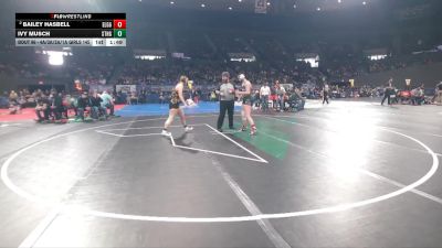 4A/3A/2A/1A Girls 145 Quarterfinal - Ivy Musch, St. Helens Girls vs Bailey Hasbell, Elgin Girls