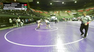 217 lbs 9th Place - Zachary Sendejas, Righetti vs Jesse Addington, Bakersfield