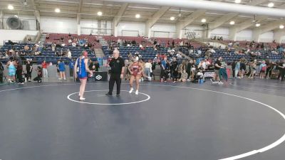 110 lbs Cons. Quarters - Savvy Choi, Rancho Bernardo Wrestling vs Avery LeBlanc, Powell Wrestling Club