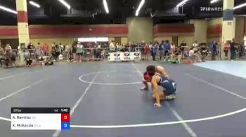 97 lbs Consolation - Aniz Ramirez, 512 Outlaw Wrestling vs Kezra McKenzie, Gold Rush Wrestling