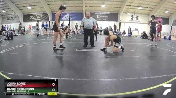 170 lbs Round 5 (6 Team) - Dante Richardson, Iron Faith Grappling vs Josiah Lopez, Steel Valley