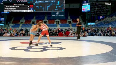 106 lbs 3rd Place Match - Ace Schweitzer, NE vs Niko Odiotti, IL