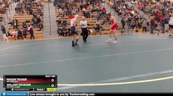 165 lbs Cons. Round 2 - Mason Teaser, MS-Mankato vs William Krueger, UW-Eau Claire