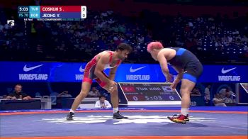 70 kg 1/8 Final - Servet Coskun, Turkey vs Yongseok Jeong, Korea