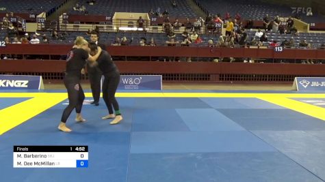 Melissa Barberino vs Misty Dee McMillan 2024 Pan IBJJF Jiu-Jitsu No-Gi Championship